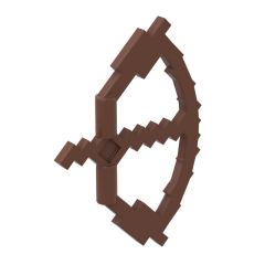 Weapon Bow and Arrow, Blocky #18792 Reddish Brown