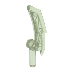 Weapon Blade with Bar (Ninjago Jade Blade) #18950 Luminous fully transparent