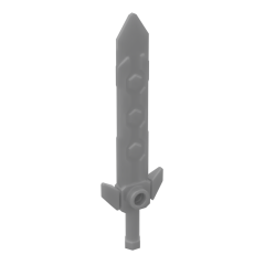 Minifig Sword #24106 Flat Silver