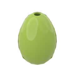 Food Egg with 1.5mm Hole #24946 Lime
