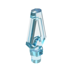 Weapon Pike / Spear Tip #27257 Trans-Light Blue