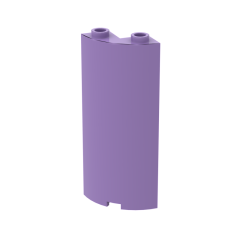 Cylinder Quarter 2 x 2 x 5 (Wall) #30987 Medium Lavender