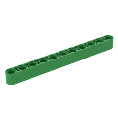 Technic Beam 1 x 11 Thick #32525 Bright Green