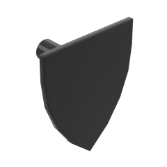 Minifig Shield Triangular #3846 Black