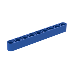 Technic Beam 1 x 9 Thick #40490 Blue