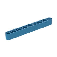 Technic Beam 1 x 9 Thick #40490 Dark Azure Gobricks