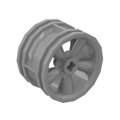Wheel 30 x 20 5-Spoke #42716 Flat Silver