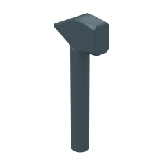 Tool Hammer / Mallet Large #4522 Titanium Metallic