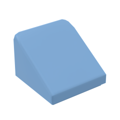 Slope 30 1 x 1 x 2/3 (Cheese Slope) #50746 Medium Blue