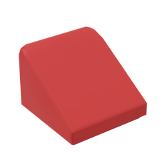 Slope 30 1 x 1 x 2/3 (Cheese Slope) #50746 Red
