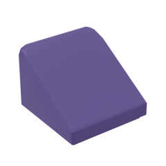 Slope 30 1 x 1 x 2/3 (Cheese Slope) #50746 Dark Purple