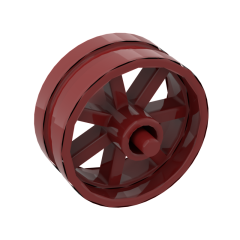 Wheel 15 x 6 City Motorcycle #50862 Dark Red