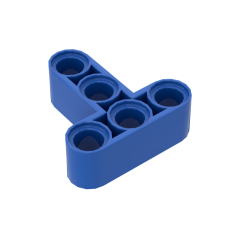 Technic Beam 3 x 3 T-Shape Thick #60484 Blue