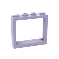 Window 1 x 4 x 3 - No Shutter Tabs #60594 Lavender