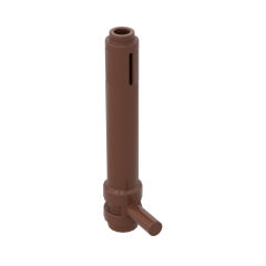 Cylinder 1 x 5 1/2 with Handle (Friction Cylinder) #87617 Reddish Brown