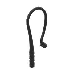 Equipment Whip - Bent #88704 Black 10 pieces