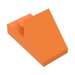 Slope 45 2 x 1 With 2/3 Cutout #92946 Orange