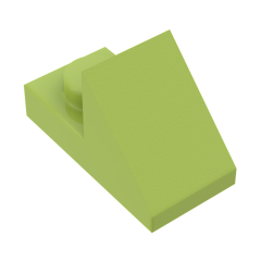 Slope 45 2 x 1 With 2/3 Cutout #92946 Lime