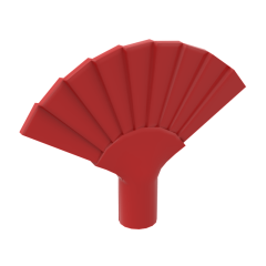 Equipment Hand Fan #93553 Red