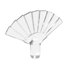 Equipment Hand Fan #93553 Trans-Clear