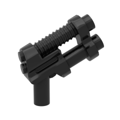 Weapon Gun / Pistol Two Barrel #95199 Black