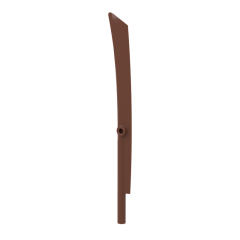 Weapon Sword, Big Blade #98137 Reddish Brown