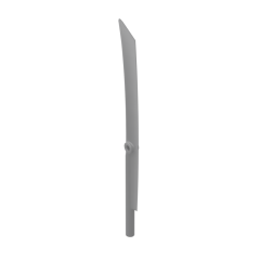 Weapon Sword, Big Blade #98137 Flat Silver