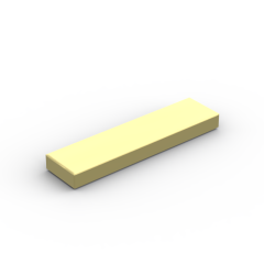 Tile 1 x 4 with Groove #2431 Plating gold