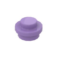Plate Round 1 x 1 #6141 Medium Lavender