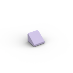 Slope 30 1 x 1 x 2/3 (Cheese Slope) #50746 Lavender