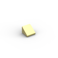 Slope 30 1 x 1 x 2/3 (Cheese Slope) #50746 Plating gold