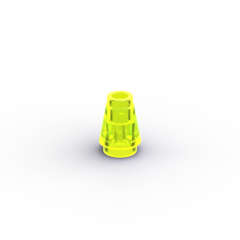 Nose Cone Small 1 x 1 #59900 Trans Neon Green