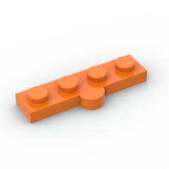 Hinge Plate 1 x 4 Swivel Top / Base - Complete Assembly #73983 Orange 1KG