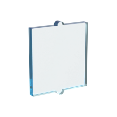 Glass for Window 1 x 2 x 2 Flat #60601 Trans-Light Blue