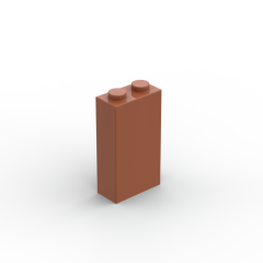 Brick 1 x 2 x 3 #22886 Dark Orange