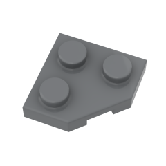 Wedge Plate 2 x 2 Cut Corner #26601 Dark Bluish Gray