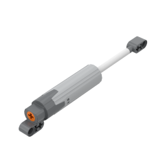 Technic Linear Actuator with Dark Bluish Gray Ends - Undetermined Version #61927 