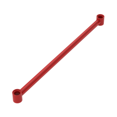 Technic Link 1 x 16 #2637 Red