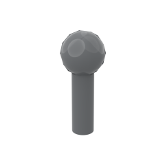 Bar 2L with Towball #22484 Dark Bluish Gray