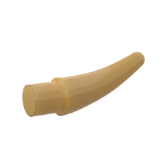 Animal Body Part, Barb / Claw / Tooth / Talon / Horn, Small #53451 Pearl Gold