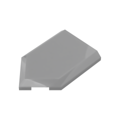 Tile Special 2 x 3 Pentagonal #22385 Flat Silver