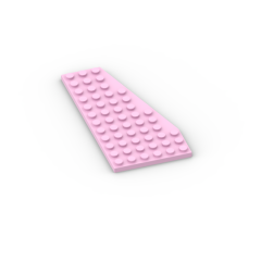Wedge Plate 6 x 12 Right #30356 Bright Pink