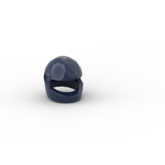 Minifig Standard Helmet #30124 Dark Blue