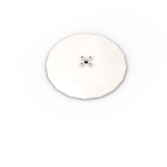 Dish 10 x 10 Inverted (Radar) (Undetermined Type) #50990 White