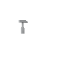 Tool Hammer Cross Pein 6-Rib Handle #55295 Light Bluish Gray