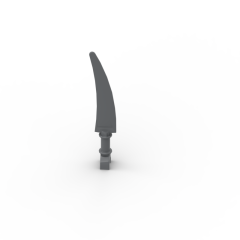 Weapon Sword Scythe Blade with Clip Pommel #59229 Dark Bluish Gray