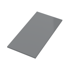 Tile 8 x 16 with Bottom Tubes #90498 Dark Bluish Gray