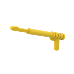 Weapon Spear Gun With Rounded Trigger And Thin Spear Base #30088 Yellow