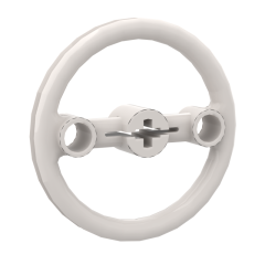Technic, Steering Pulley Large #3736 White