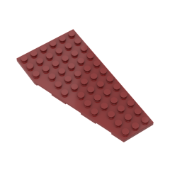 Wedge Plate 6 x 12 Right #30356 Dark Red 1/4 KG